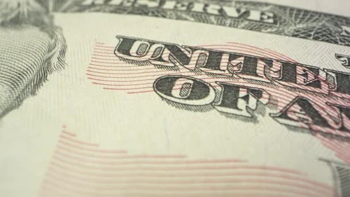 Panning across Grant on 50 dollar bill