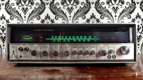 Vintage-Radiozifferblatt