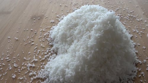 Haufenweise Kokosflocken