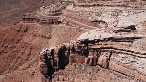 Red Cliff Aerial Mojave Desert USA