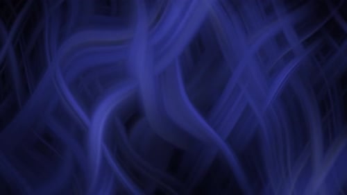 Flowing Blue Light Lines Abstract Animation Background