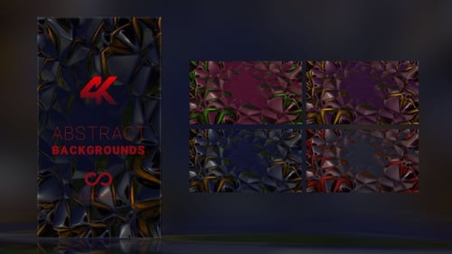 Hintergrundpaket mit tiefen abstrakten Formen