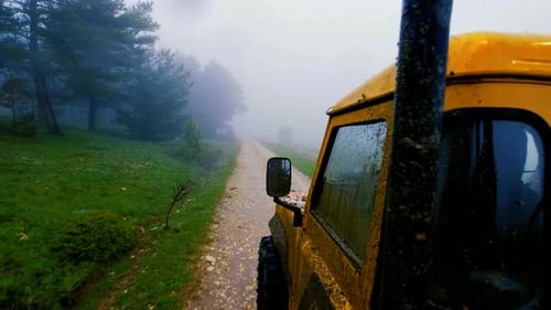 Offroad Vehicle On The Mud