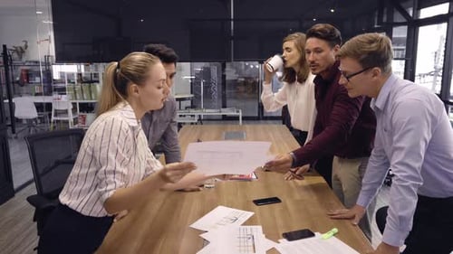 Creative Team Working In The Office