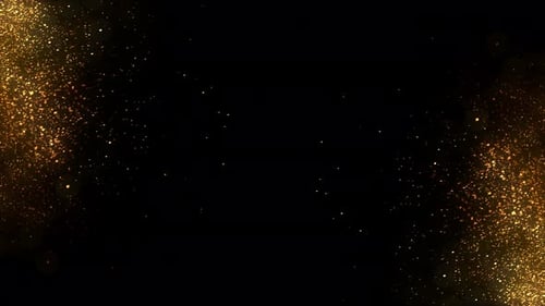 Goldpartikel-Hintergrund Hohe Qualität