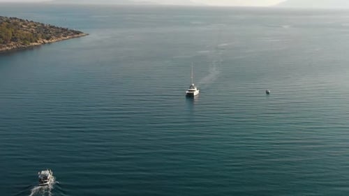 Top View of the Sea