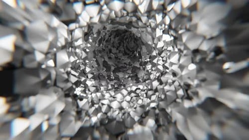 Tunnel 3 tunnel cyclic background | UHD | 60fps