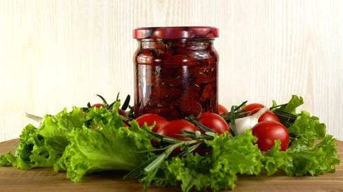 Delicious Jarred Sun-Dried Tomatoes and Fresh Vegetables