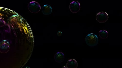 Soap Bubble Loop With Alpha