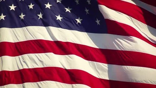 Amerikanische Flagge Zeitlupe