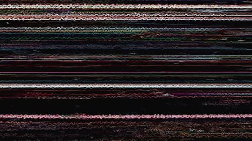 Analog TV Glitch Statisches Rauschen Textur Fuzzy Lines