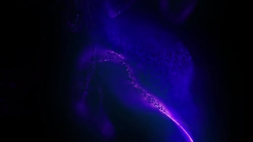 Abstract Luminous Fluid Particle Swirl Background