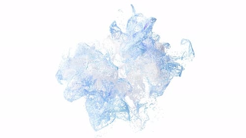 Motif de particules d'ondes abstraites
