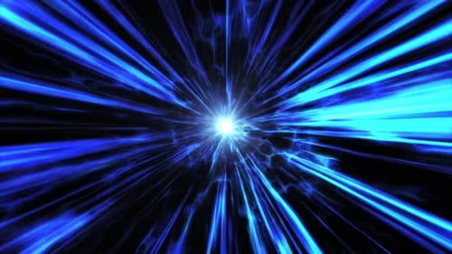 Blue Plasma Tunnel