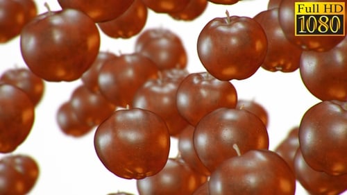 Rote Äpfel Hintergrund Loops Pack V1