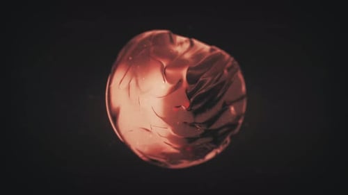 Fluid liquid blob, metaball morphing animation.