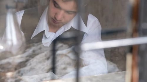 Writing Letter At Village House