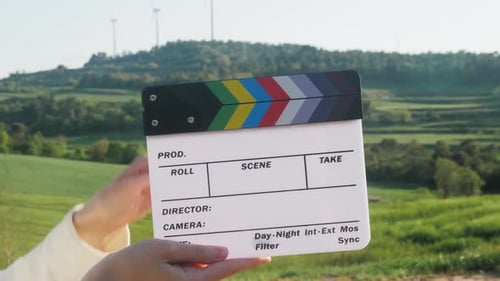 Clapperboard Nahaufnahme