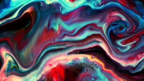Arte abstracto de difusión de tinta colorida 207