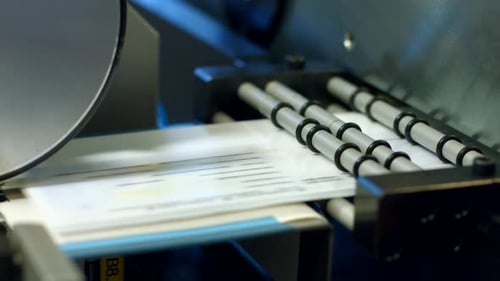Automated Document Scanning and Printing Process