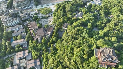 ancient chinese architecture in hangzhou city