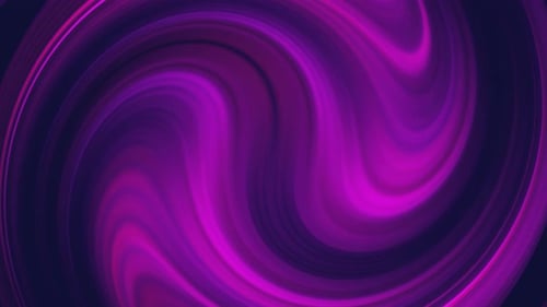 Abstract Swirling Fluid Background Loop in Purple and Pink