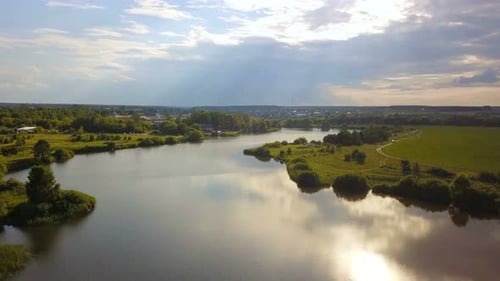 Nature Town Lake Water