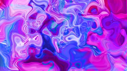 Abstract Fluid Paint Swirls Vibrant Background Animation