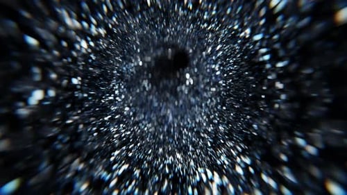 Crystal tunnel cyclic background | UHD | 60fps