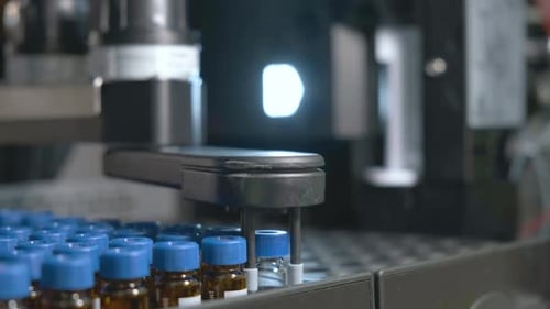 Automated Robot Extracting Vials in Science Laboratory