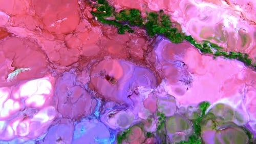 Psychedelic Cosmos Galaxy Paint Texture Background