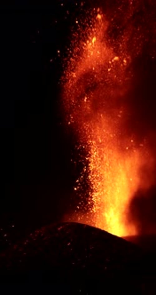 Volcanic eruption in La Palma Canary Islands 2021