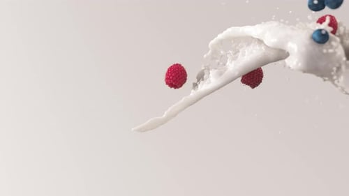 Bueberies Raspberriey Yogurt