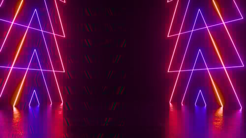 Neon Figure Background