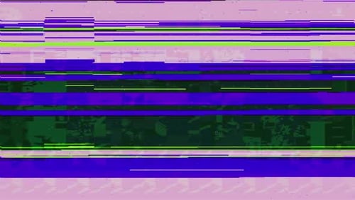 Dynamic Digital Glitch Horizontal Transition Background