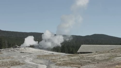Fumarole im Yellowstone-Nationalpark, USA