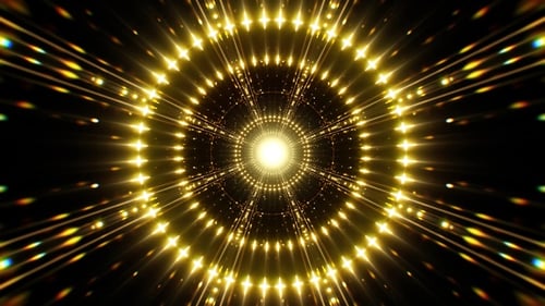Leuchtendes Licht Visuelle Kunst