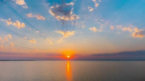 Sunset on the Sea