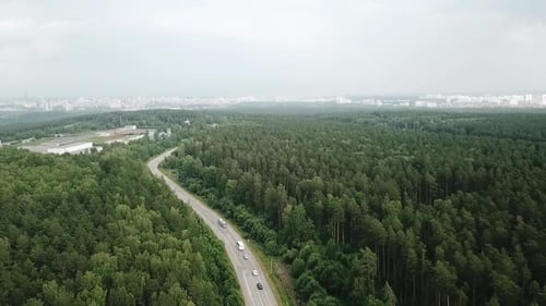 Vista Superior Estrada Rodovia