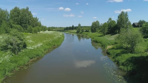 Landscape with River and Trees