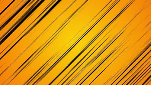 Anime Speed Diagonal Líneas Negras Sobre Fondo Naranja