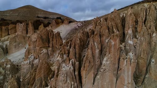 Natural formation cliffs. Turkey.