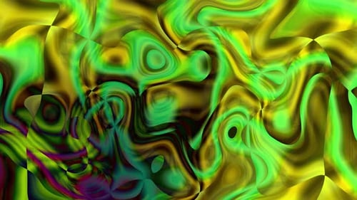 Vibrant Fluid Abstract Swirls Psychedelic Looping Background
