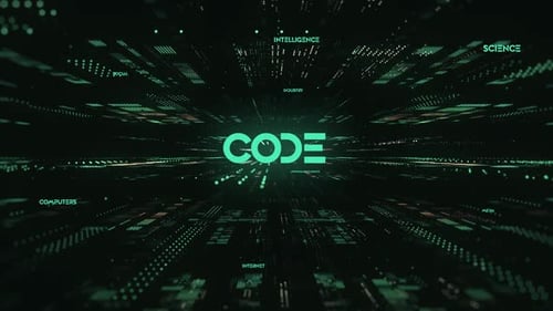 Code Word de données numériques Sci Fi