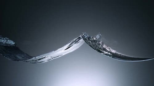 Water surface wave, Slow Motion