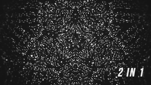 Shimmering Particle Star Abstract Background Animation