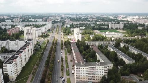 Moscow Avenue In Der Stadt Vitebsk 09