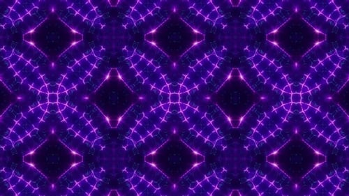 Vj Purple Kaleidoscope Light Loop 4K 11