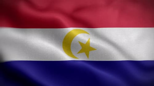 Fond de boucle du drapeau malaisien Johor Bahru 4K