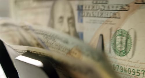 Máquina de conteo de divisas para contar billetes en dólares